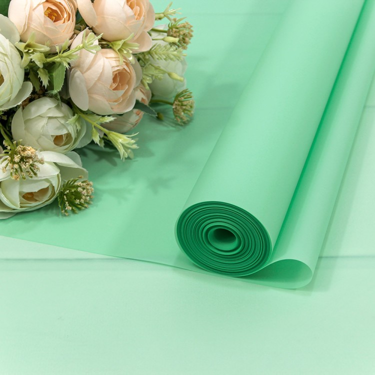 90057/0921 Плёнка 0,59*34м 900г матовая однотонная 55мкм Магическая мята 1/6 1/12