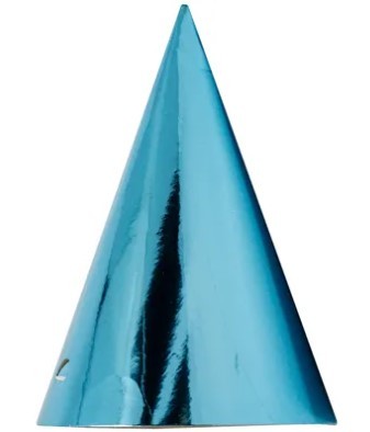 1501-5133 Колпаки блестящие голубые, 6 штук 1501-5133 Колпаки блестящие голубые, 6 штук