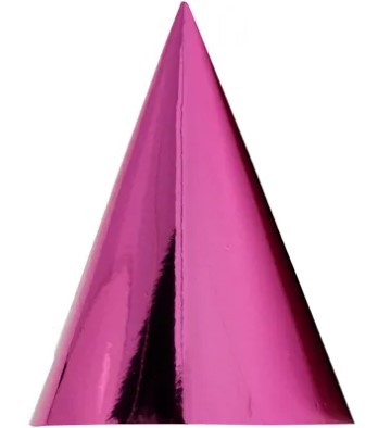 1501-5129 Колпаки блестящие розовые, 6 штук 1501-5129 Колпаки блестящие розовые, 6 штук