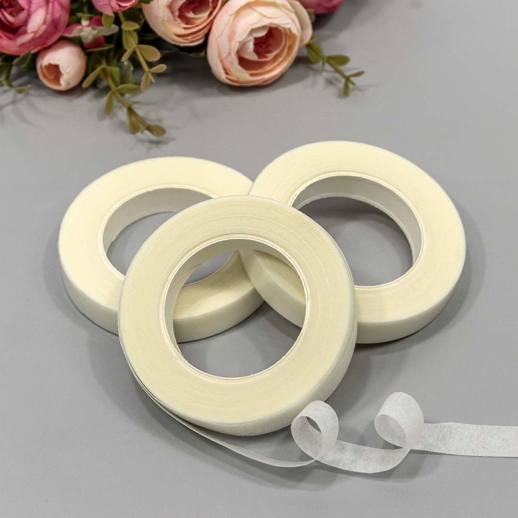 2603/4 Тейп-лента для цветов 1,2см*25 ярд Белый 1/12 1/360