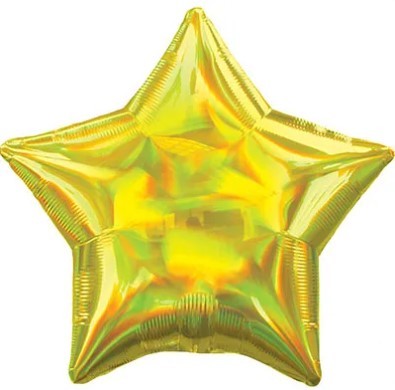1205-0136 Шарик ЗВЕЗДА 45см Yellow