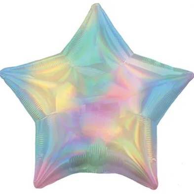 1205-0131 Шарик ЗВЕЗДА 45см Пастель