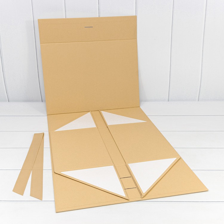 721229/1954 Коробка Прямоугольная 39*28*17,8 складная на магнитах Крафт 1/24