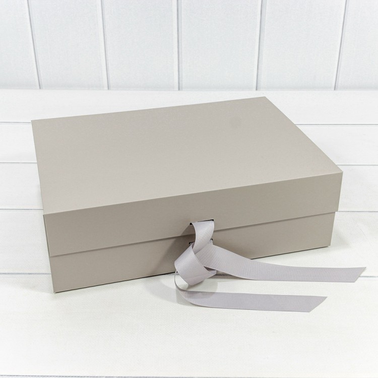 721357/1972 Коробка Прямоугольная 24*17*9 складная на магнитах Серый 1/48