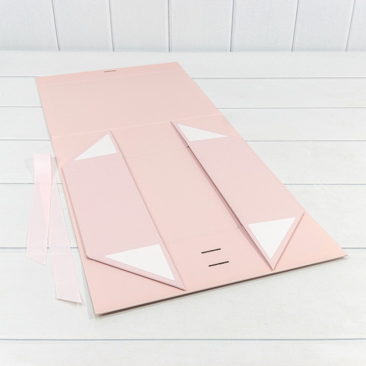 721358/1534 Коробка Прямоугольная 32*23*10 складная на магнитах Розовый 1/32