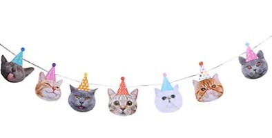 1505-1757 Гирлянда Котики фотографичные, 250 см