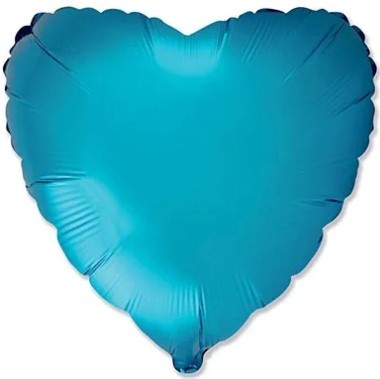 1204-1494 Шар сердце 45см Сатин Capri