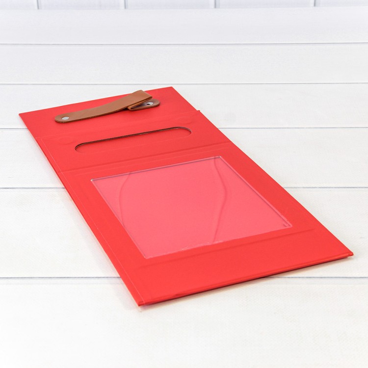 720831/3	Коробка Прямоугольная 18*8,5*23 складная на магнитах Красный 1/50