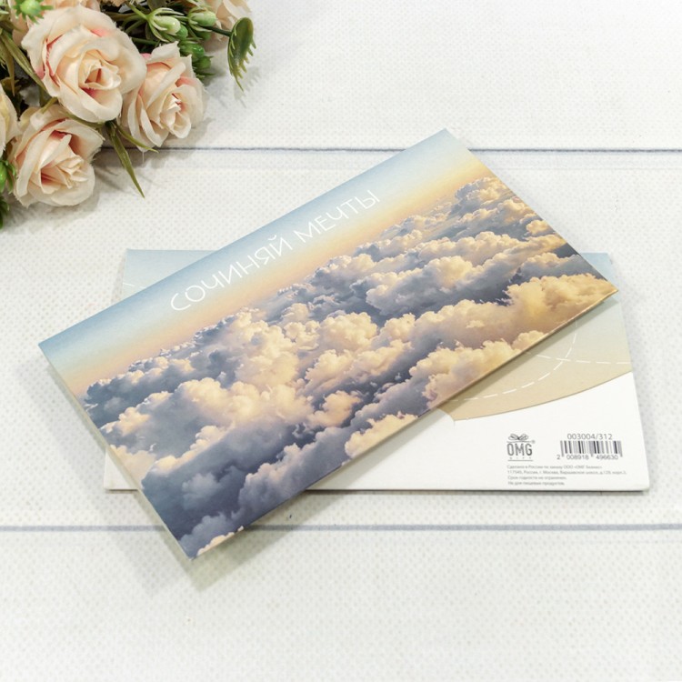 003004/312 Конверт подарочный 16,5*9см 312 1/10 1/250 003004/312 Конверт подарочный 16,5*9см 312 1/10 1/250