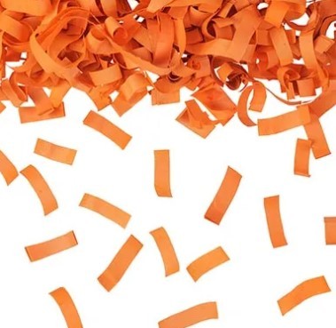 1501-5788 Хлопушка Бумфети 30см конфетти оранжевое