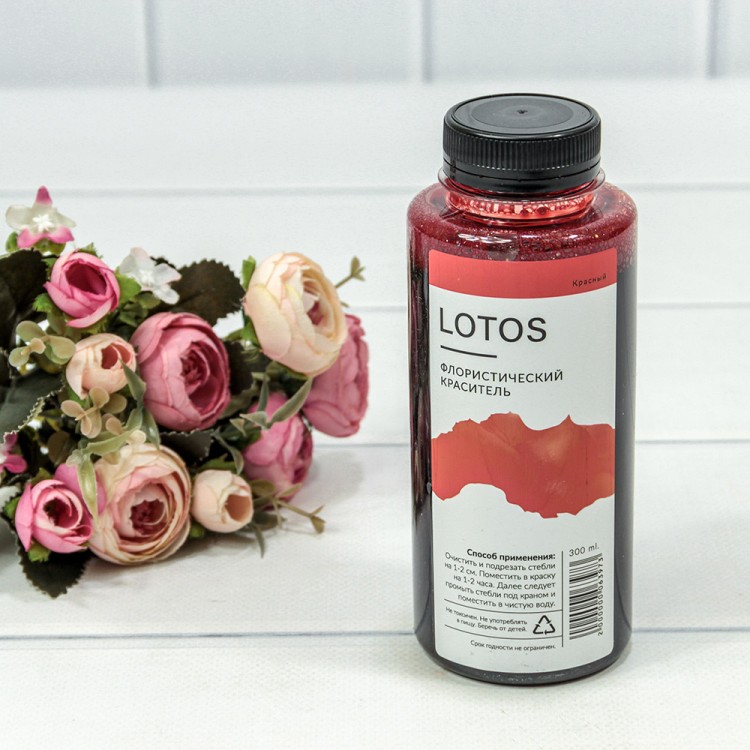 л063973 Краситель флористический 300мл Красный