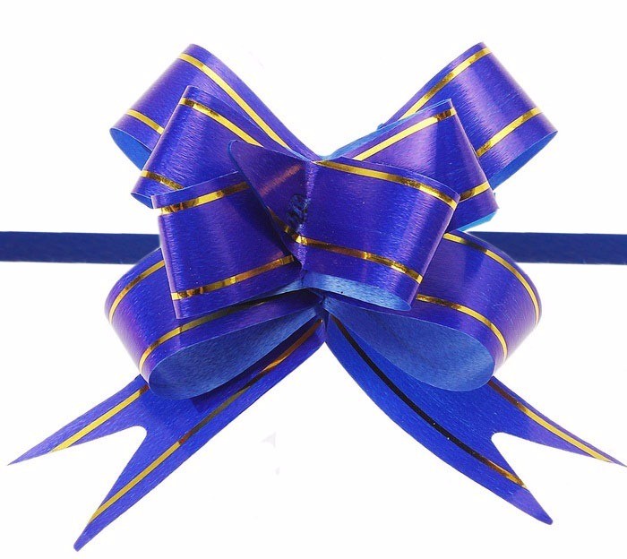 000527-12 Бант-бабочка 1,2*21 см с золотой полосой (ассортимент) 1/200 1/100 упак.