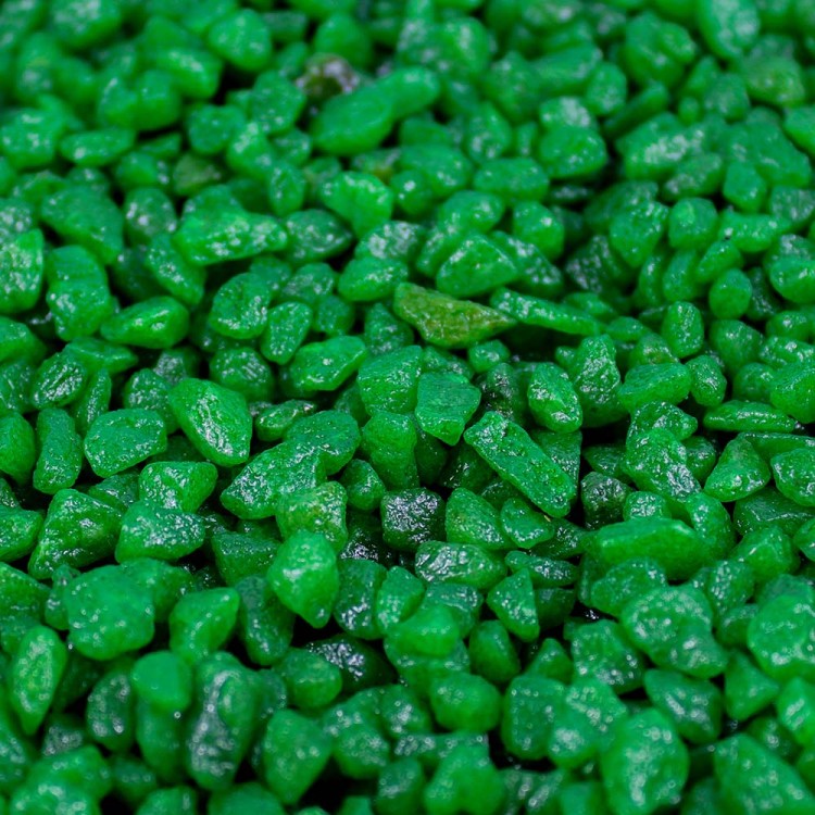 302137020206 Грунт цветной мелкий. Зеленый (фракция 2-4 мм) объем: 200мл