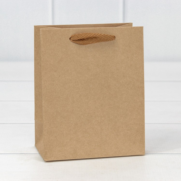 000221H Пакет подарочный Крафт "Люкс" 11,5*15*7 210г 1/20 1/480