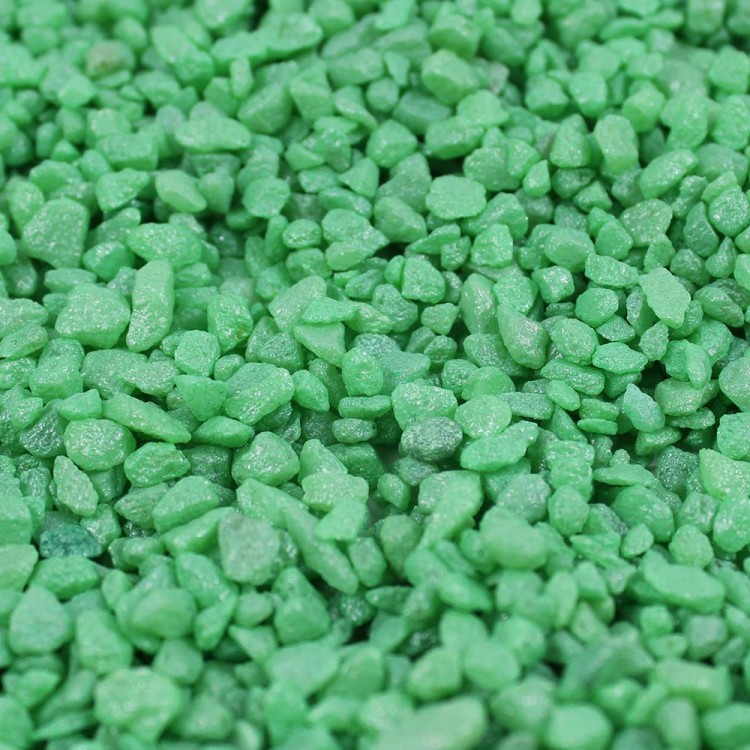 302137020213 Грунт цветной мелкий. Салатовый (фракция 2-4 мм) объем: 200мл