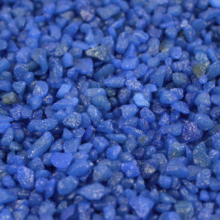 302137020215 Грунт цветной мелкий. Синий (фракция 2-4 мм) объем: 200мл