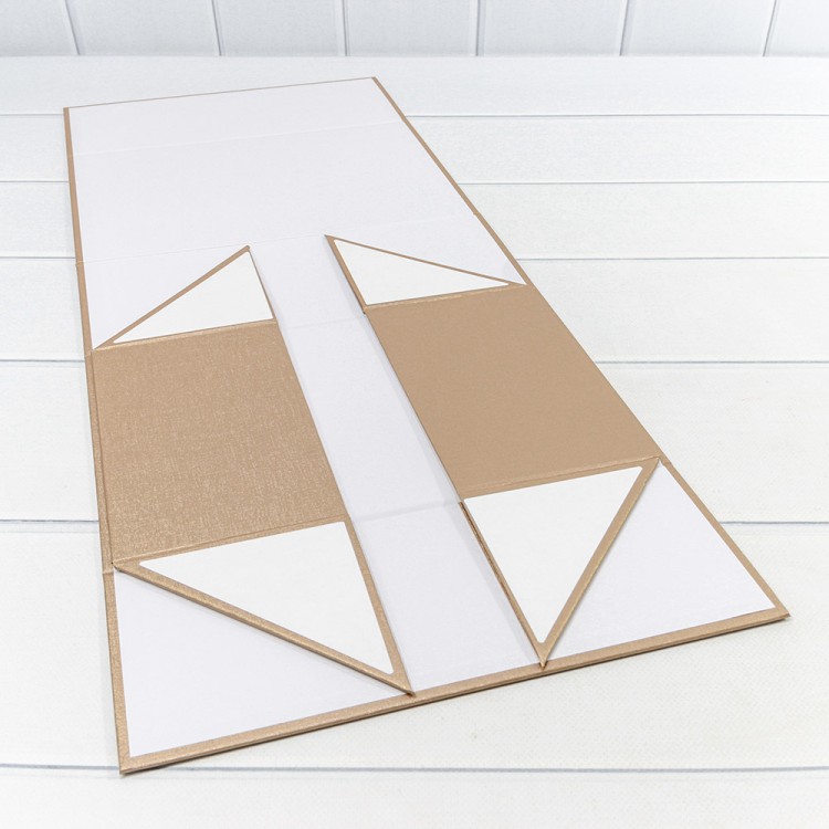 721156/0107 Коробка Прямоугольная 30*20,3*12,2 складная на магнитах Бронзовый 1/40