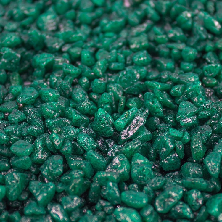 302137020217 Грунт цветной мелкий. Темно-зеленый (фракция 2-4 мм) объем: 200мл