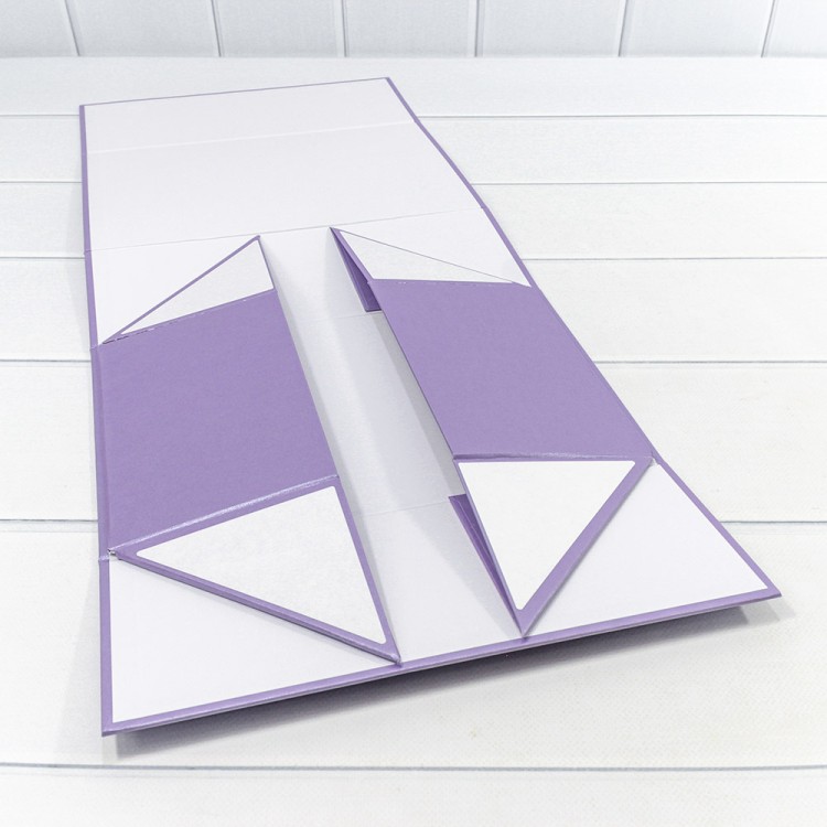 721156/0109 Коробка Прямоугольная 30*20,3*12,2 складная на магнитах Сиреневый 1/40