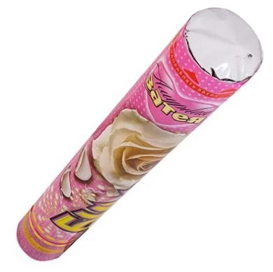 1501-1782 Хлопушка Бумфети 40см Лепестки роз Белые