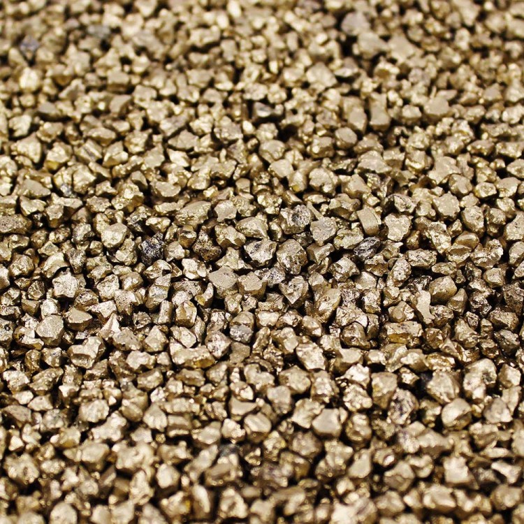 302137020230 Грунт  цветной мелкий. Золотистый металлик  (фракция 2-4 мм) объем: 200мл