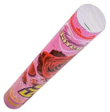 1501-1361 Хлопушка Бумфети Лепестки роз Бордо