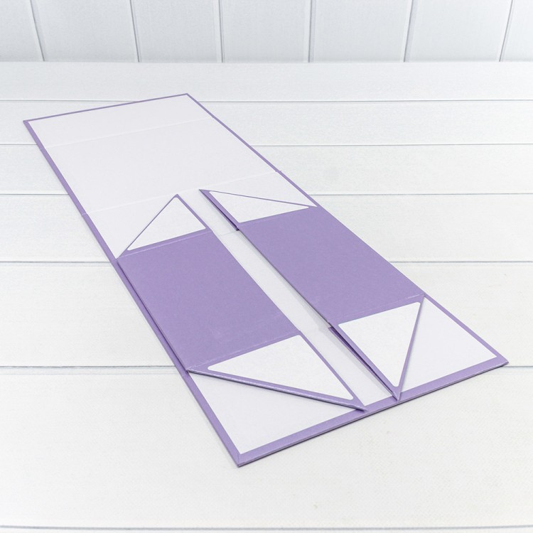 721157/0109 Коробка Прямоугольная 23,2*18,2*10,3 складная на магнитах Сиреневый 1/60