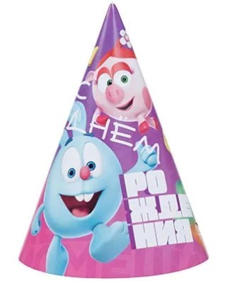 1501-5748 Колпачки Смешарики Яркие 6шт 1501-5748 Колпачки Смешарики Яркие 6шт