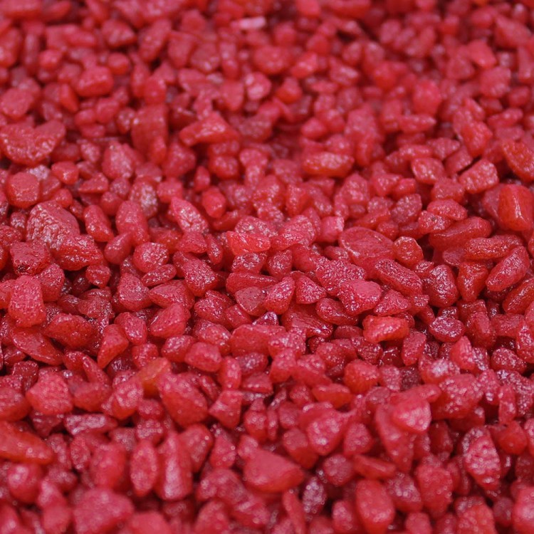 302137150308 Грунт цветной мелкий. Красный (фракция 2-4 мм) вес: 1500г объем: 1000мл